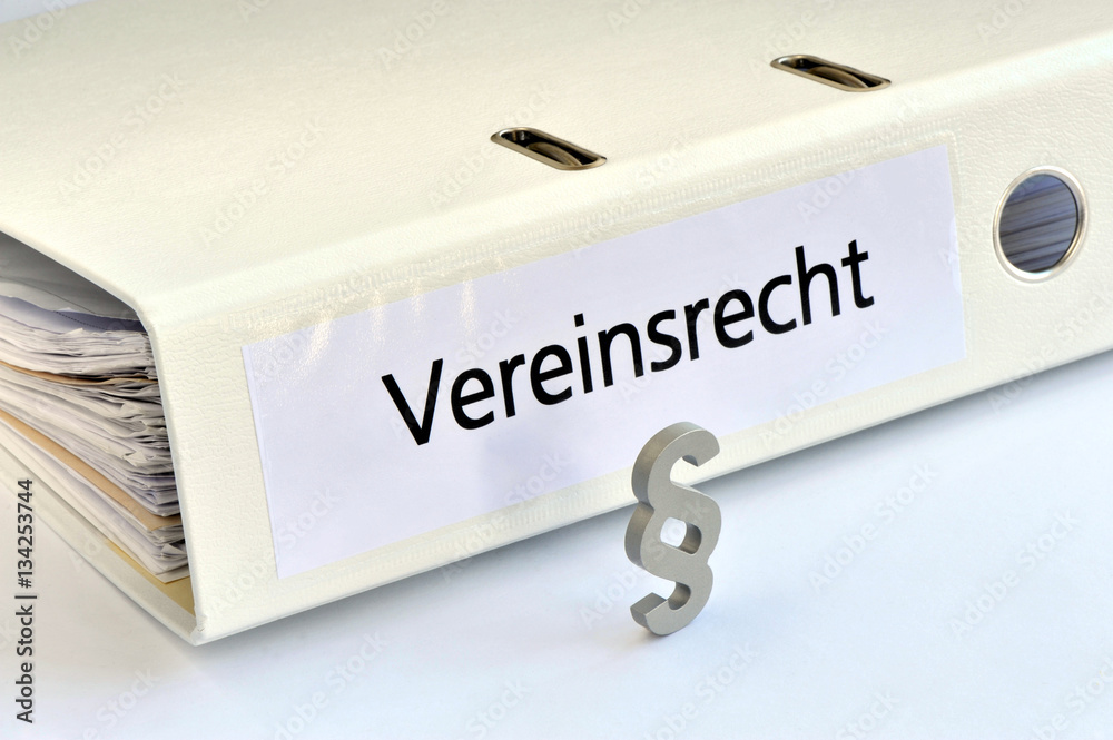 Vereinsrecht, Vereinsgesetz, Gesellschaftsrecht, Paragraf, Ordner ...