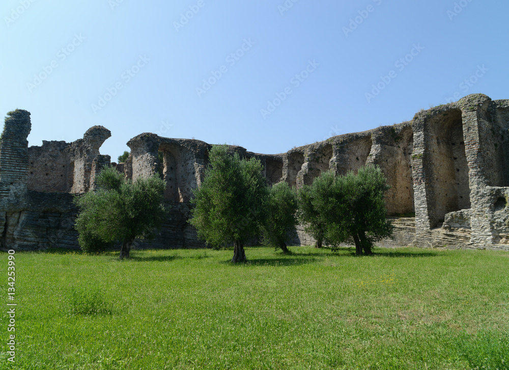 Ruins of the villa of catullus