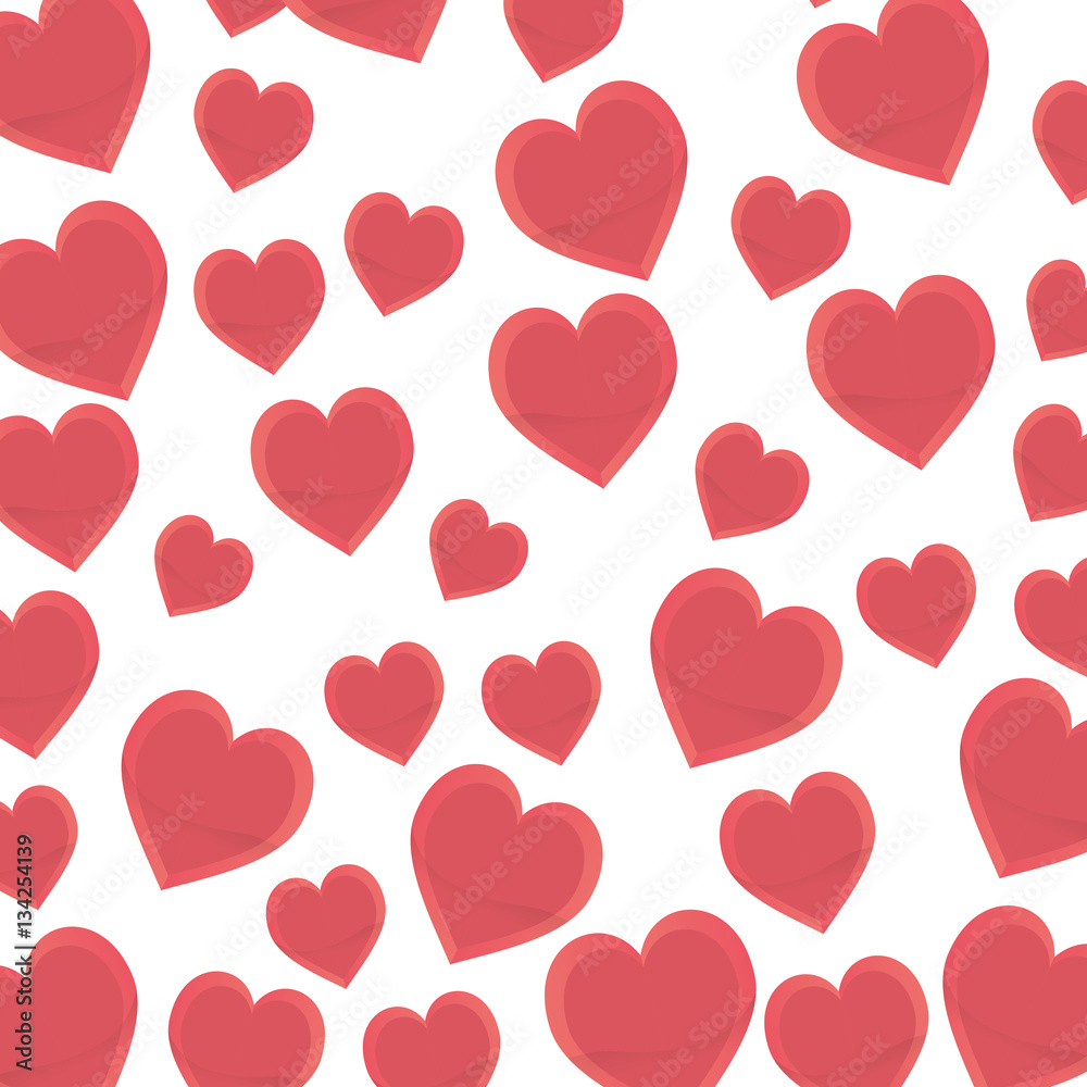 pink hearts love passion concept design vector illustration eps 10