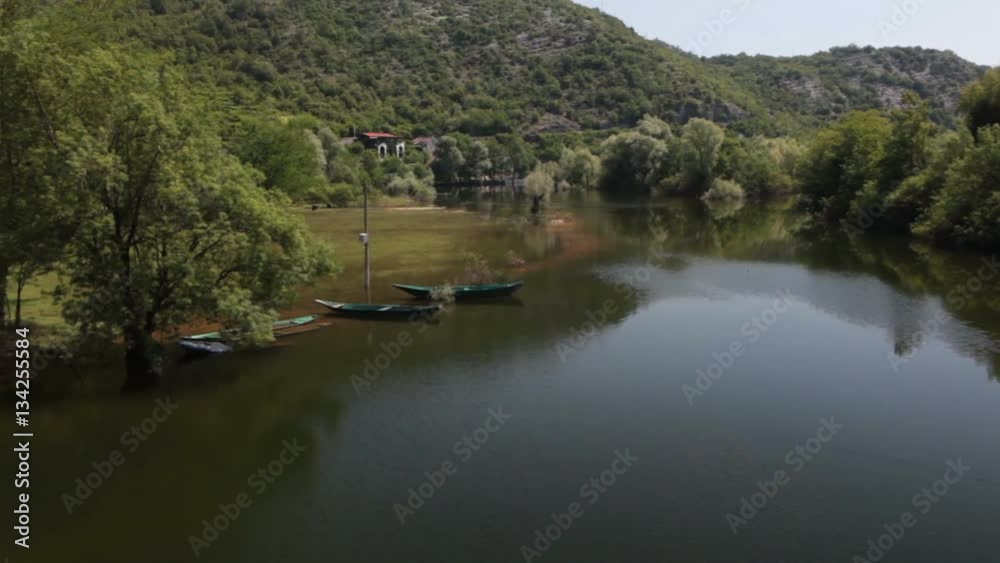 The Rijeka Crnojevica and the same name town are a tourist attractions in the municipality of Cetinje; Montenegro
The Rijeka Crnojevica and the same name town are a tourist attractions in the municipality of Cetinje; Montenegro