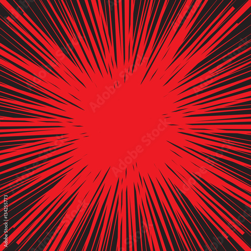 Comic explosion abstract background