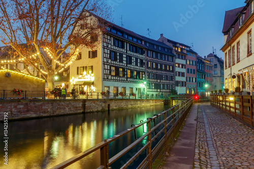 Strasbourg. Petite France district in the old city. © pillerss