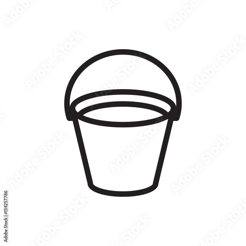 bucket icon illustration