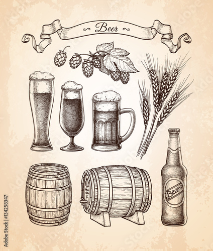 Big beer set.