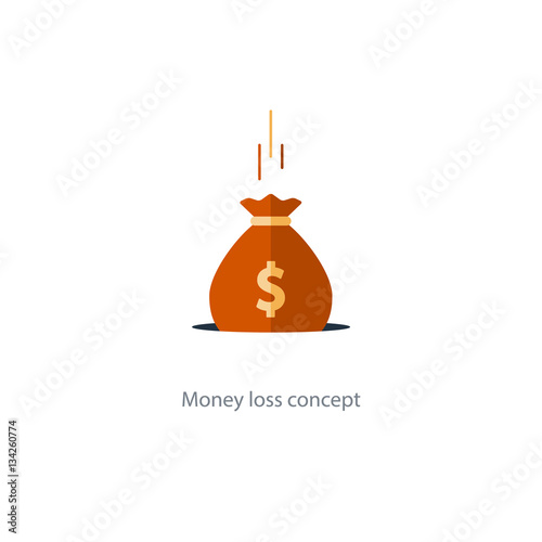 Licking money, financial crisis, budget management, capital drop