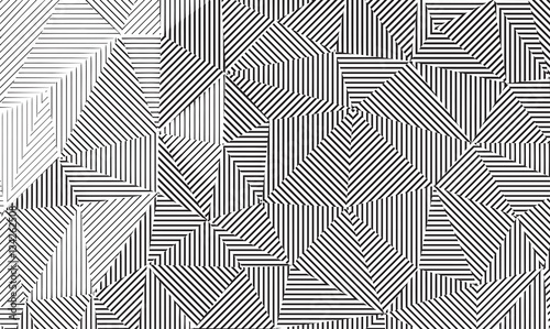 Vector line art. Geometrical linear background texture.