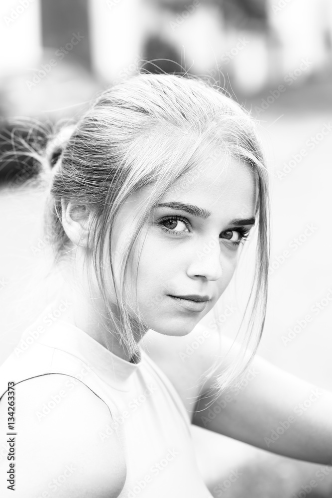 Naklejka premium Pretty sexy young woman