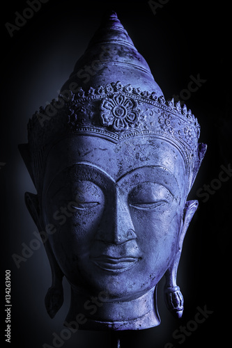 Canvas Print Calm cool buddha head
