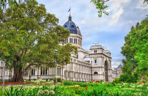 Royal Exhibition Building, a UNESCO world heritage site in Melbourne, Australia photo