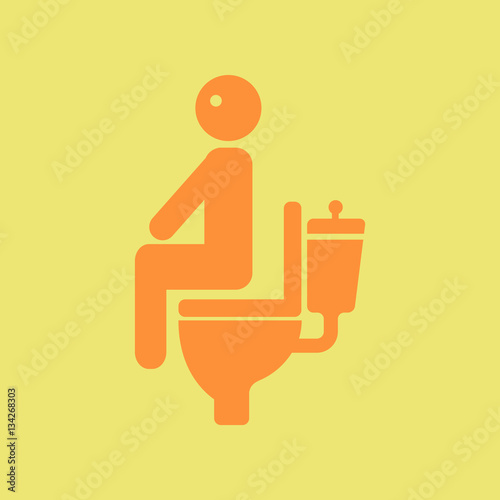 man with diarrhea