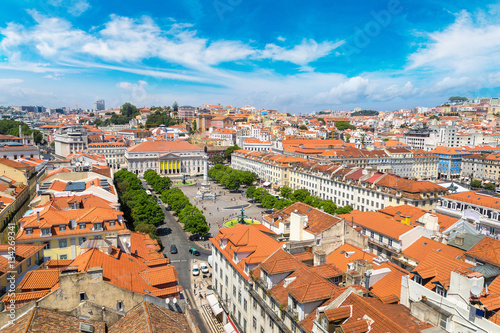 Panoramic view of Lisbon