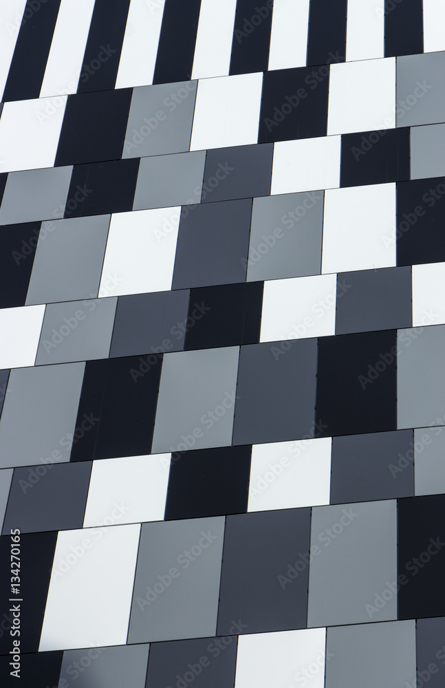 Obraz premium abstract rectangles black white gray