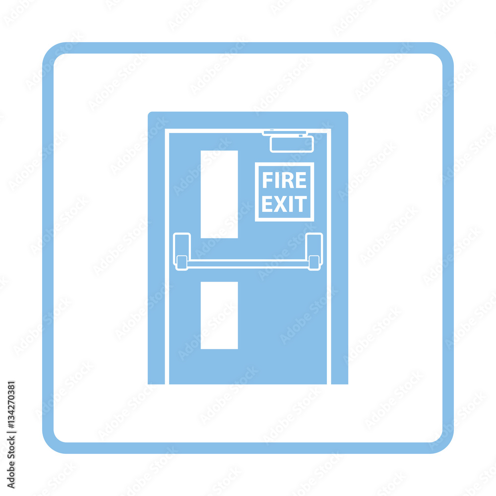 Fire exit door icon Fire exit door icon
