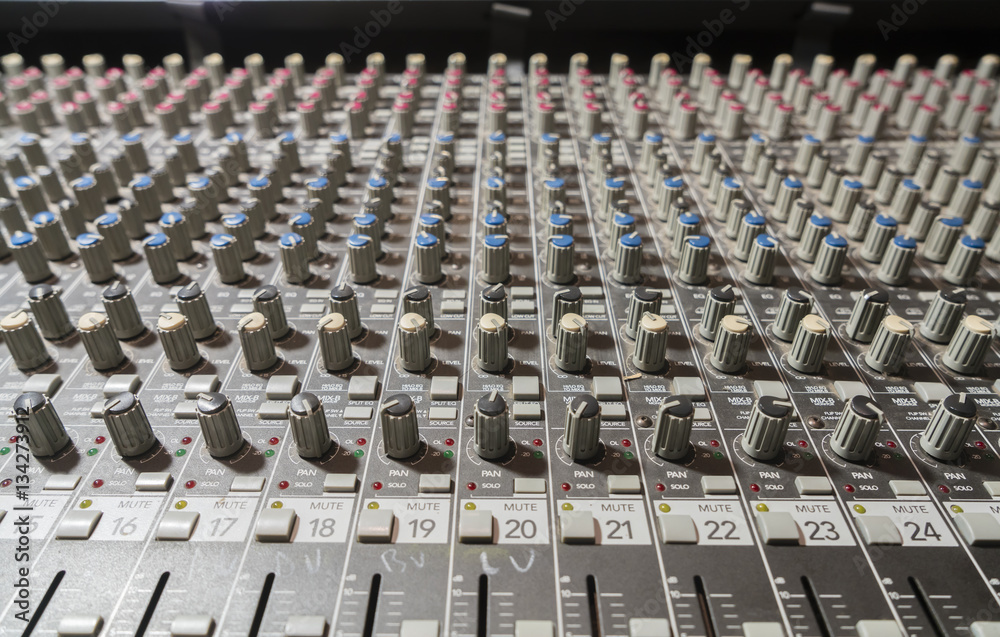 Fototapeta premium Music control panel