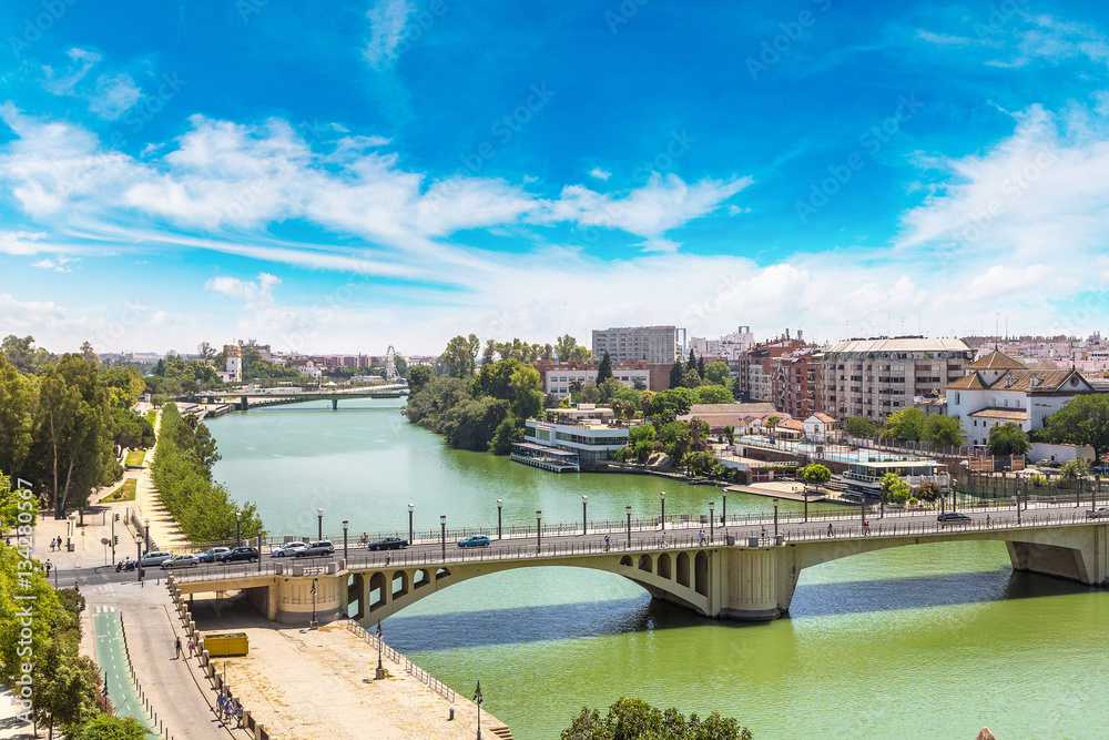Guadalquivir river in Sevilla