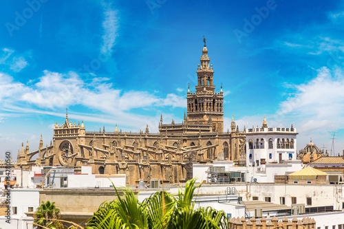 Panoramic view of Sevilla photo