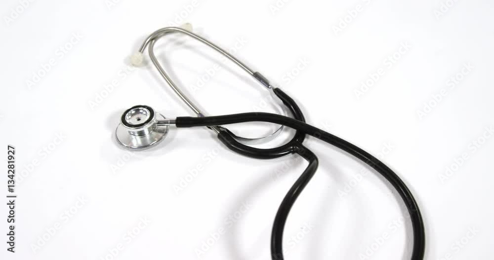 Stethoscope on a white background Stethoscope on a white background