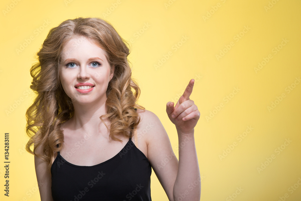 Fototapeta premium Young beautiful woman