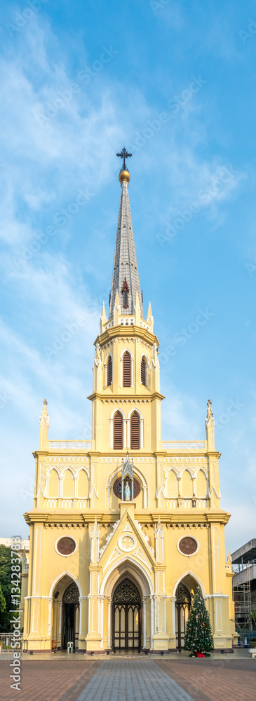 Naklejka premium Holy Rosary church in Bangkok