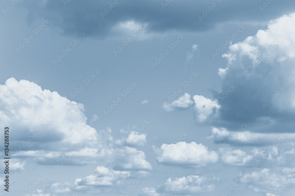 Fototapeta premium blue gray cloud sky for background.