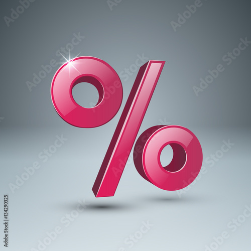 Business infographics. Percent icon.