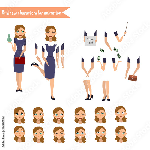 Business Woman for animation