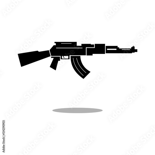 Weapon icon vector
