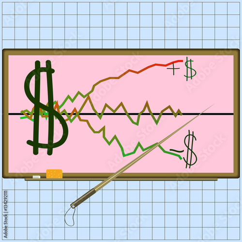 Business currency plan. Conference discussion. The functional form of diagrams. Dolar. Used in the work of accountants, logisticians . For customers and managers of various organizations.