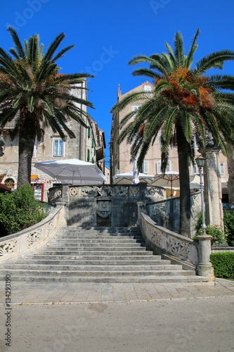 Morska Vrata (Sea Gate) in Korcula old town, Croatia