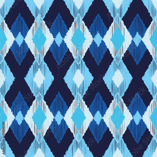 Ethnic boho seamless pattern. Ikat. Print. Repeating background. Cloth design, wallpaper.