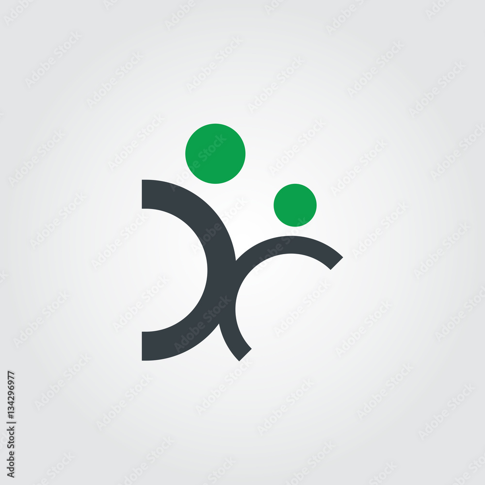 Family Icon Logo Design Template Elements. Family Icon Logo Design Template Elements.