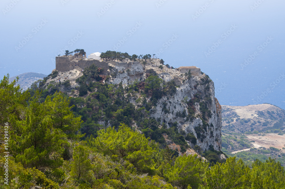 Obraz premium Castle of Monolithos, Rhodes island, Greece