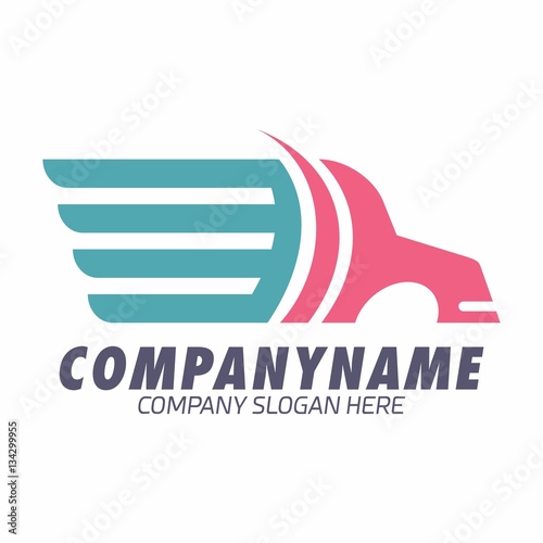 Truck logo icon vector template