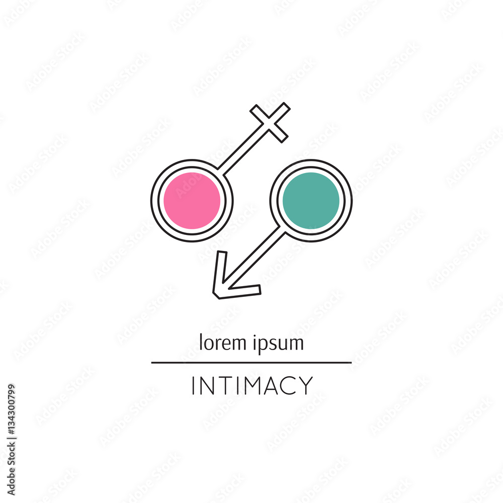 Intimacy line icon Intimacy line icon
