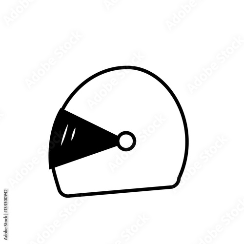 Motorcycle helmet icon
