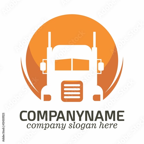 Truck logo icon vector template