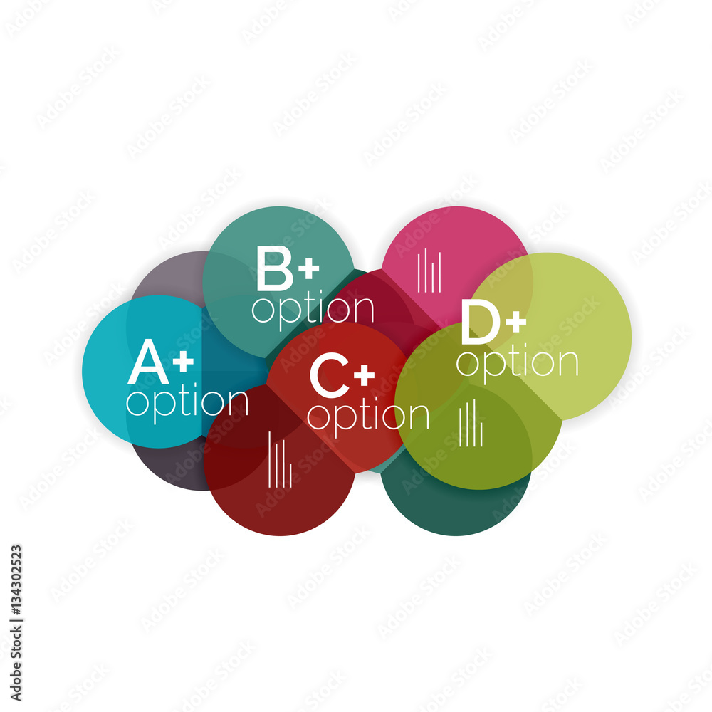 Business circle infographic banner template Business circle infographic banner template