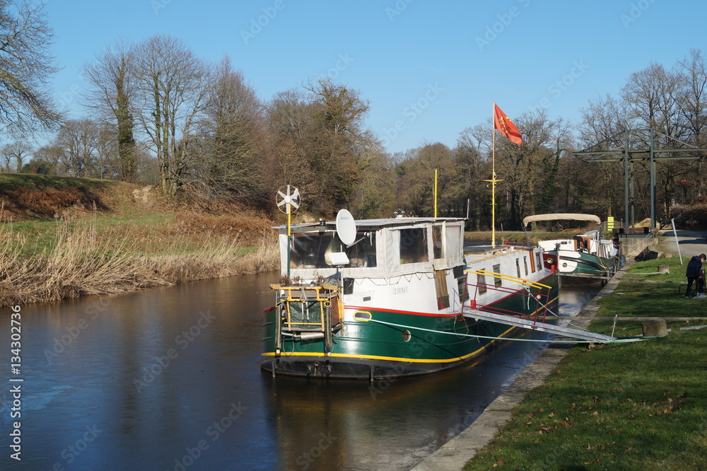 Naklejka premium Ille et rance, canal