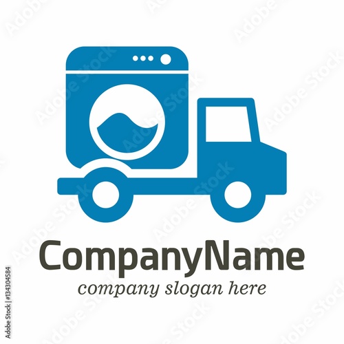 Truck logo icon vector template