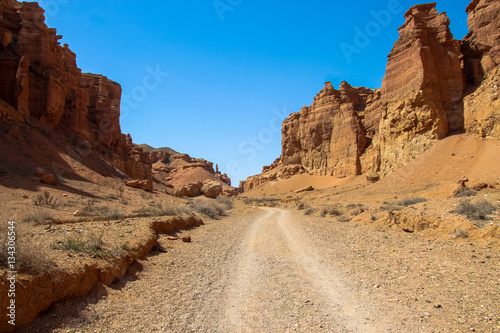 Charyn Canyon and the Valley of Castles, National park, Kazakhst