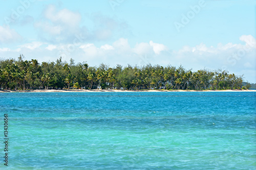 The Blue Lagoon on Nanuya Lailai Island Fiji photo