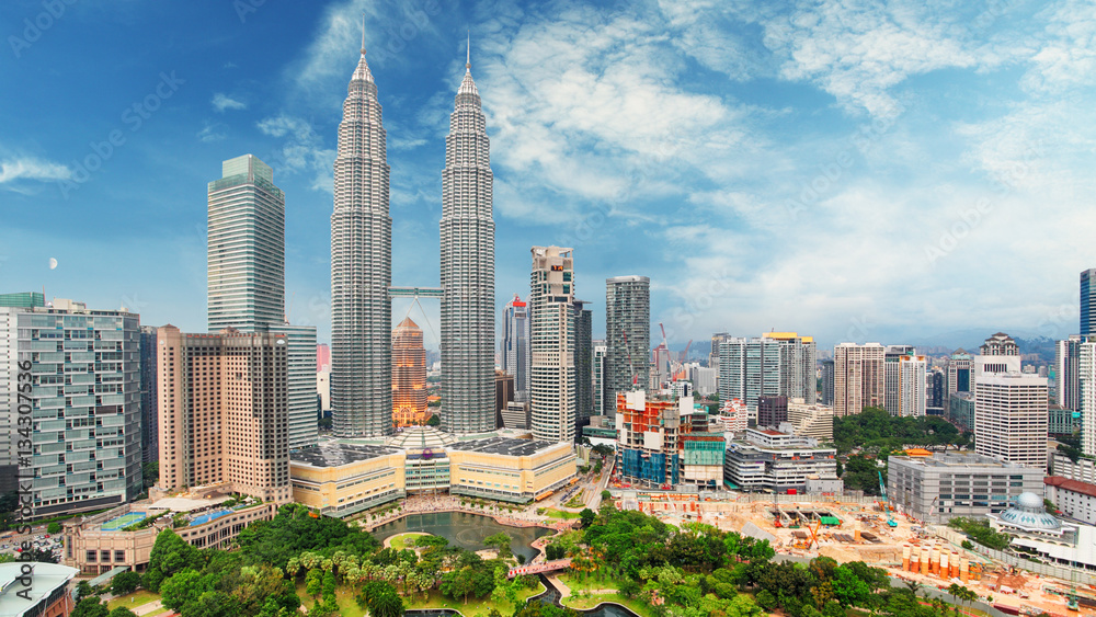 Fototapeta premium Malezja, panoramę Kuala Lumpur