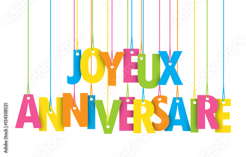 Carte JOYEUX ANNIVERSAIRE 