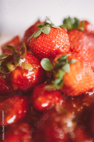 Close-up of delicious strawberry