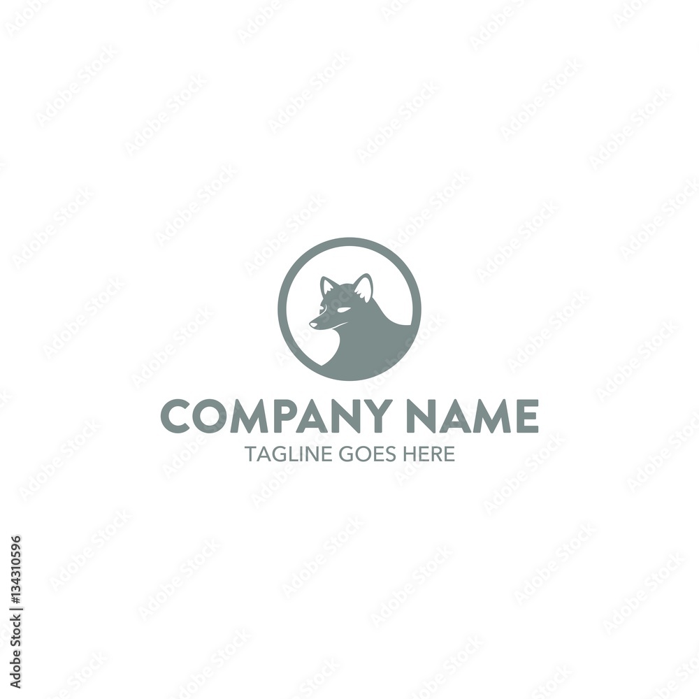 Unique Fox Logo Template Unique Fox Logo Template