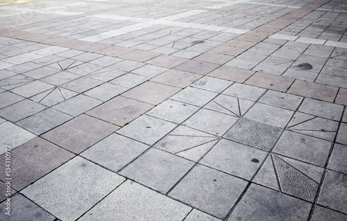 Gray stone tiles
