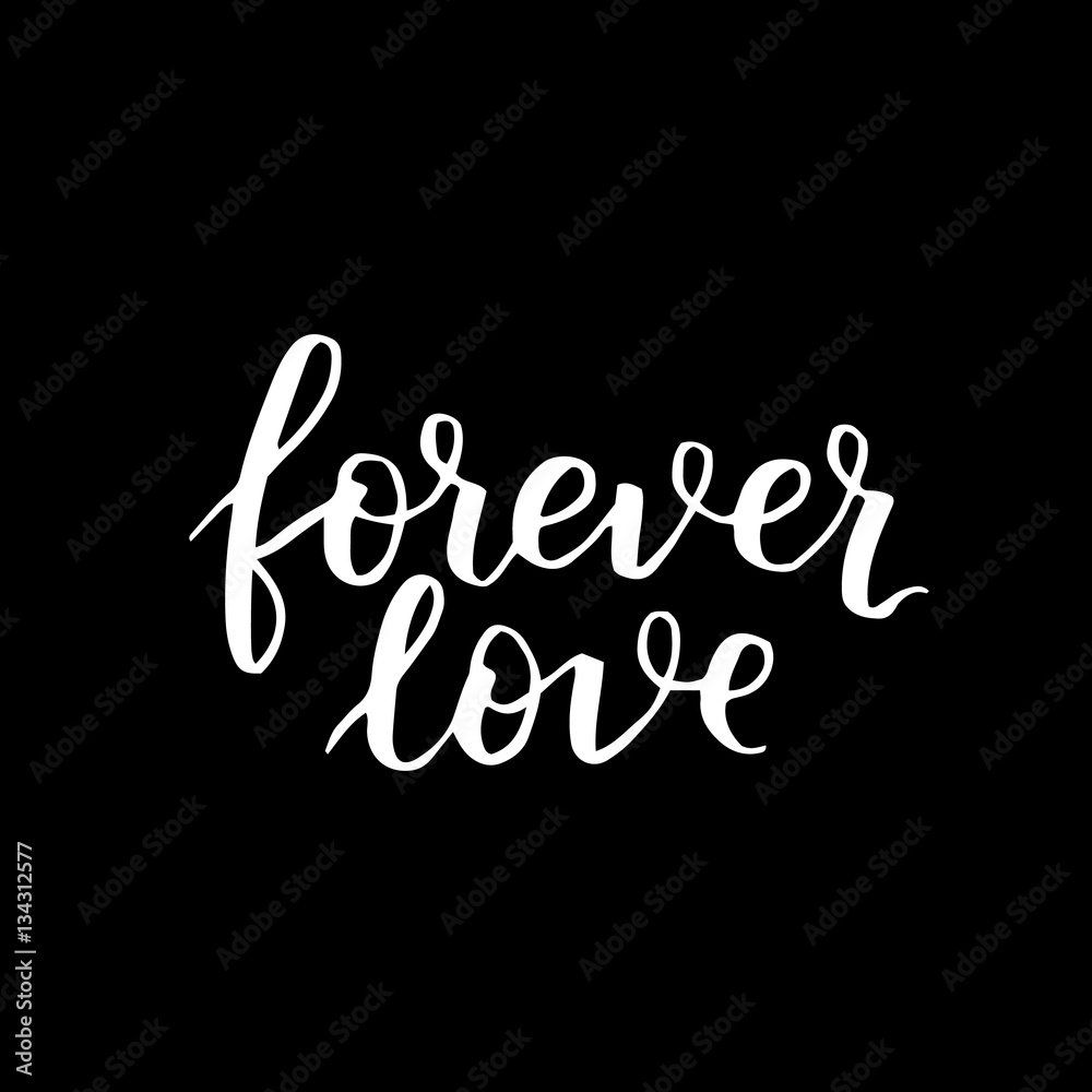 handwritten lettering quote about love to valentines day design or wedding invitation or poster, home decor and other, calligraphy vector illustration. White ink on black isolated background. handwritten lettering quote about love to valentines day design or wedding invitation or poster, home decor and other, calligraphy vector illustration. White ink on black isolated background.