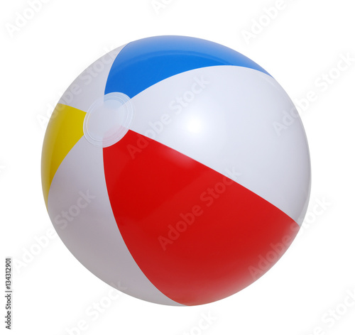 Beach ball on a white Free Download Beach ball on a white - GFXLoad