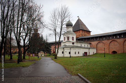 Стены Новгородского детинца, Великий Новгород, Россия