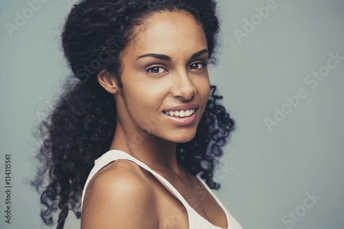 Portrait of a Smiling African Woman